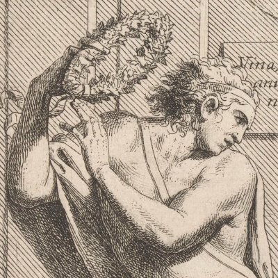 Alcibiade interrompt le banquet - Pietro Testa