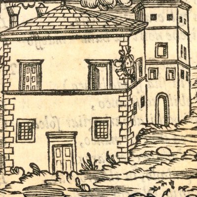 Roger quitte le palais d'Alcine et s'en va chez Logistille (Roland furieux Perchacino 1567, ch8)