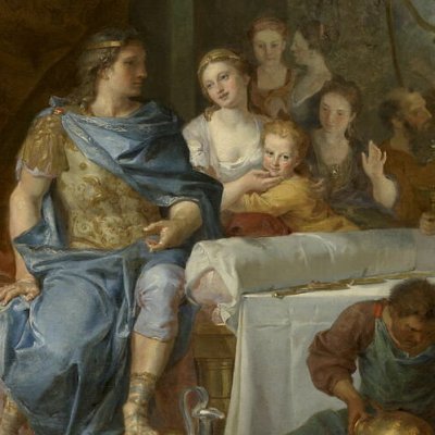 Le repas d'Énée et de Didon - Louis Galloche
