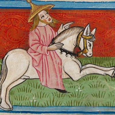 L'arrivée du Messie à Jérusalem (Haggadah de Tegernsee)