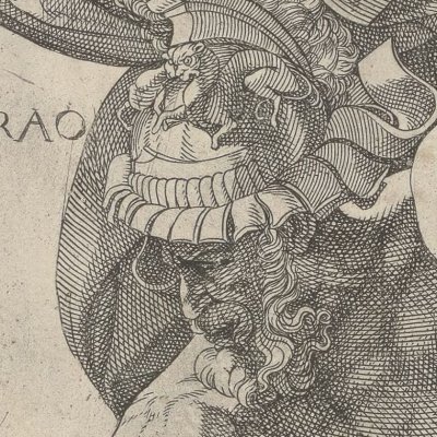 Amphiaraos disparaissant sous terre - Domenico del Barbiere