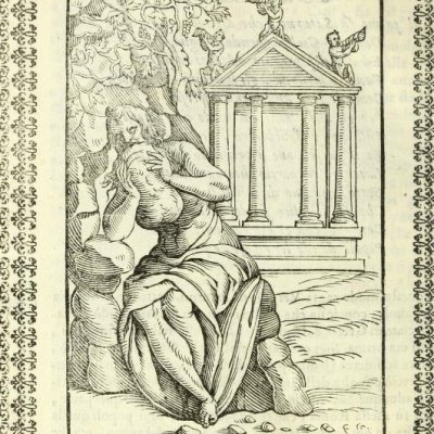 Saturne dévorant ses enfants (Cartari, Imagini degli Dei, Padoue Tozzi 1615)