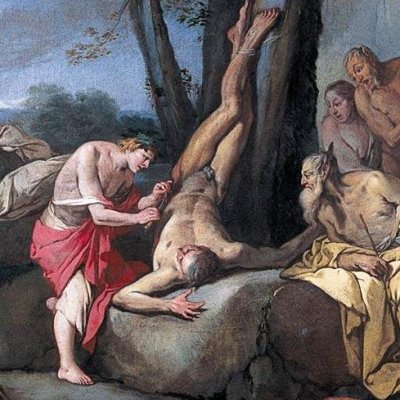 Apollon et Marsyas - Carpioni