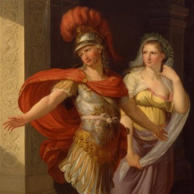 Adieux d'Anchise à Énée et à la sibylle aux portes de l'Averne - Wilhelm Böttner