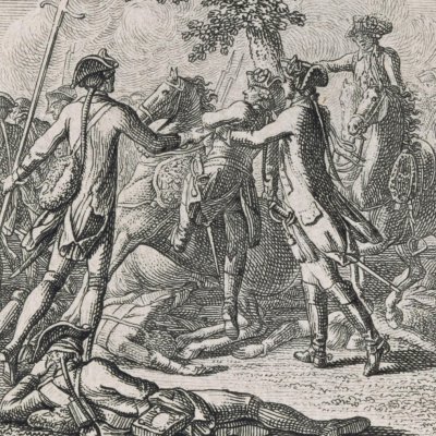 Frédéric II pendant la Guerre de Sept ans - Penzel d'après Chodowiecki