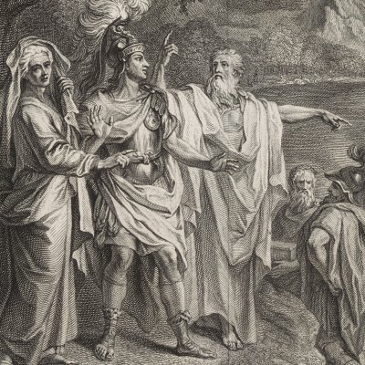 Descente d'Énée aux Enfers - Surugue d'après Coypel