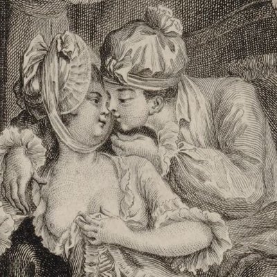 Le levé de la mariée - Dambrun d'après Queverdo