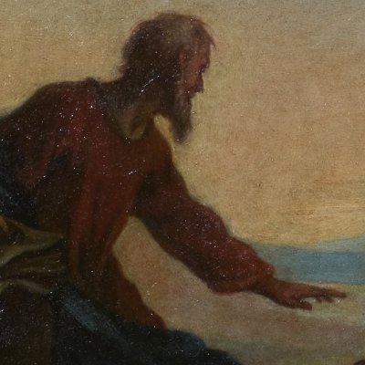 Le nécromancien / Antiquaire faisant faire des fouilles archéologiques  - Schönfeld