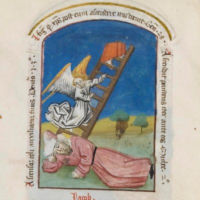 L'échelle de Jacob (Speculum humanae salvationis, Cambridge)