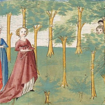 Suzanne et les vieillards (Bible de Heidelberg, Cod. Pal. Germ. 18)