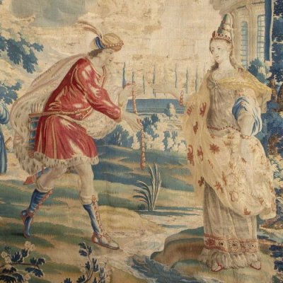 Bajazet et Roxane (Tenture de Bajazet) - atelier de Philippe Wauters ?