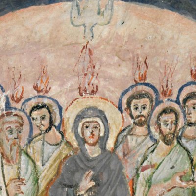 Pentecost (Rabbula Gospels, fol 14v)
