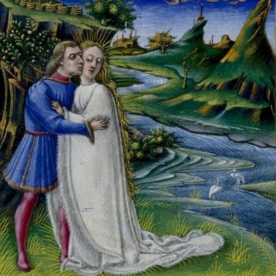 « Qu'il me baise des baisers de sa bouche… » (Bible de Borso d’Este, Cantique des Cantiques) - Taddeo Crivelli