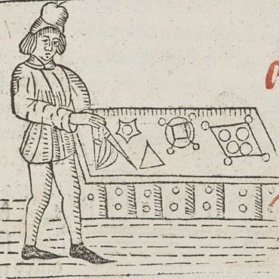 Géométrie (Myrrour of the Worlde, Westminster, William Caxton, 1481)