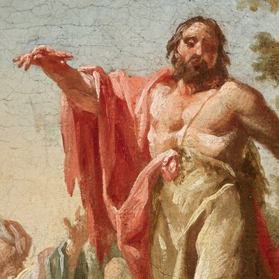 Prédication de saint Jean Baptiste dans le désert - Kracker