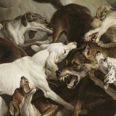 La chasse au loup - Desportes