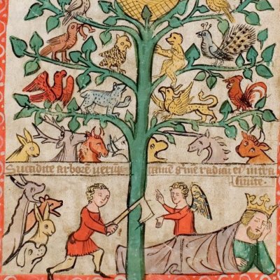 Le songe de Nabuchodonosor (Speculum Humanae salvationis, Hs-2505, F44v)