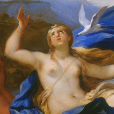 Vénus apprend le malheur de Cupidon (Histoire de Cupidon et de Psyché, 10) - Luca Giordano