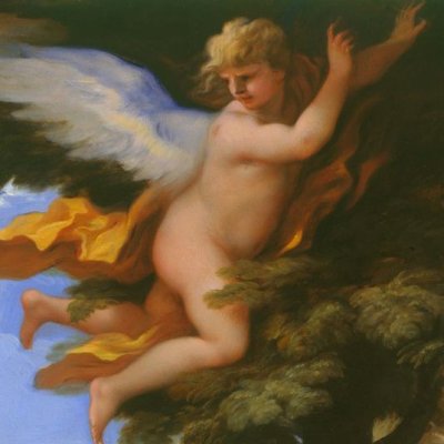 Cupidon abandonne Psyché (Histoire de Cupidon et de Psyché, 9) - Luca Giordano