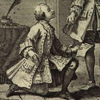 La lettre (Pietro Chiari, La Filosofessa italiana, Venise, Pasinelli, 1753, t2)