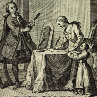 Immortelle par ses enfants (Pietro Chiari, La Filosofessa italiana, Venise, Pasinelli, 1753, t3)