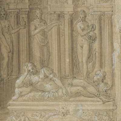 Le Mausolée d'Halicarnasse (Histoire de la reine Artémise) - Antoine Caron