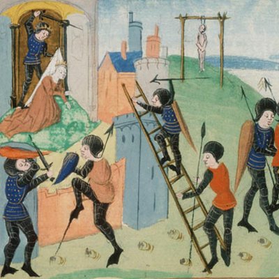 Oreste tue Clytemnestre (R. Lefèvre, Histoires de Troyes, F227)