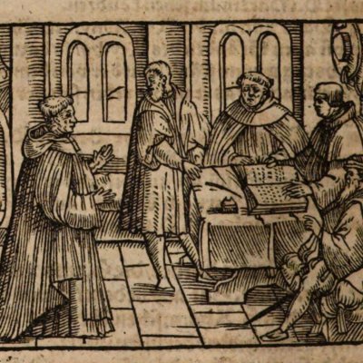 Controverse de Hiéronymus Schurff avec Luther (Rabus, Historien…, t4, Strasbourg, 1556)