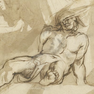 La résurrection de Lazare (dessin de Berlin) - Rubens