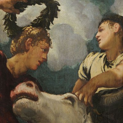 Jupiter et Europe (Plafond de la Ca' Pisani, Venise) - Tintoret