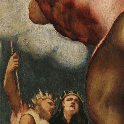 La course d'Hippomène (Plafond de la Ca' Pisani, Venise) - Tintoret