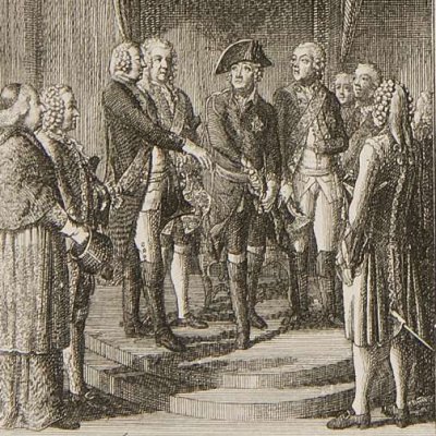 L'hommage de Breslau le 7 novembre 1741 (Brandenburgische Geschichte…) - Chodowiecki