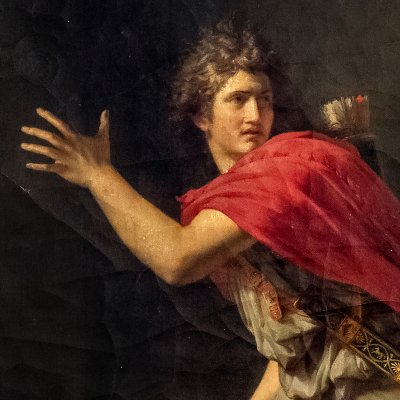 Hippolyte, après l'aveu de Phèdre, sa belle-mère - Étienne-Barthélémy Garnier