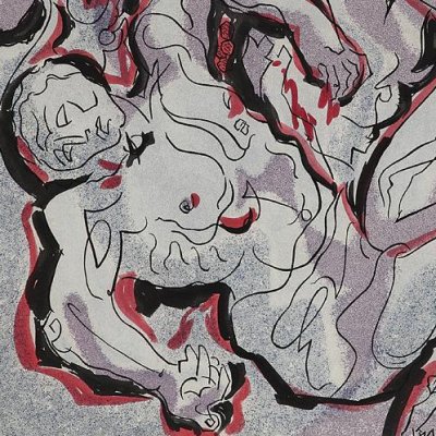 Pyrame et Thisbé (Aragon, Les Amants célèbres) - André Masson
