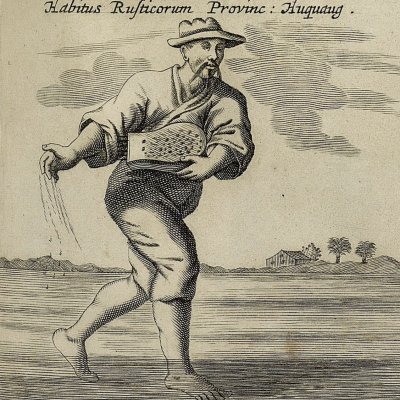 Habits chinois (Kircher, Chine illustrée, 1670, p. 152)