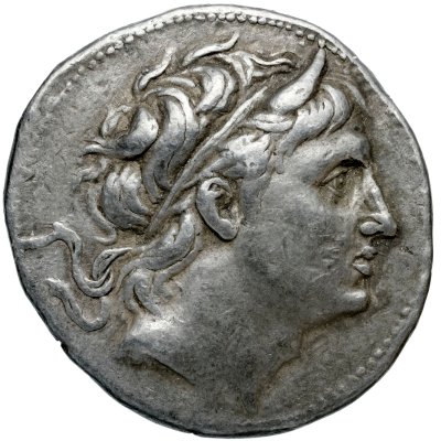 Tétradrachme de Démétrios Poliorcète (exemplaire de la Bnf)