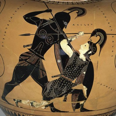 Achille tue Penthésilée - Exekias