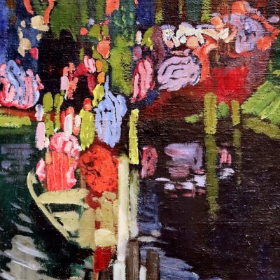 Les touches de piano. Le lac - František Kupka