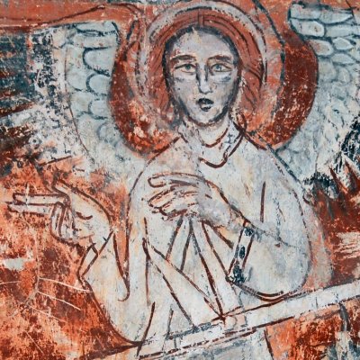 Saint Michel pesant les âmes (Église Sogn Gieri de Rhäzüns)