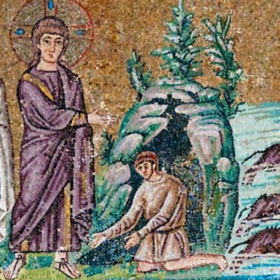 Guérison du démoniaque gérasénien (Ravenne, Saint Apollinaire le Neuf)