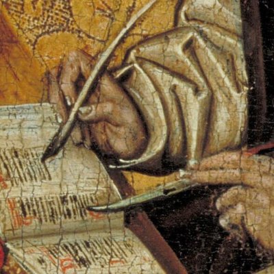 Saint Jérôme traduisant la Bible - Ecole hollandaise