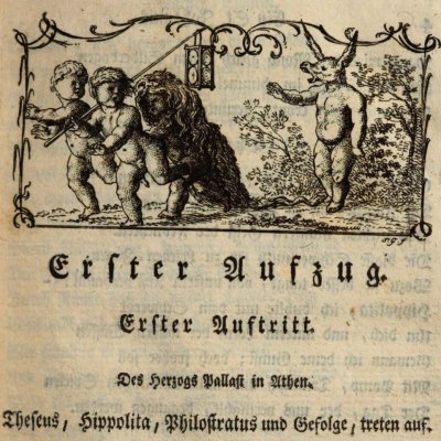 Le Songe d'une nuit d'été (Shakespear Theatralische Werke, 1762, vol.1) - Gessner