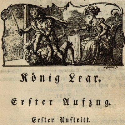 Le roi Lear (Shakespear Theatralische Werke, 1762, vol.2) - Gessner