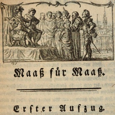 Mesure pour mesure (Shakespear Theatralische Werke, 1762, vol.2) - Gessner