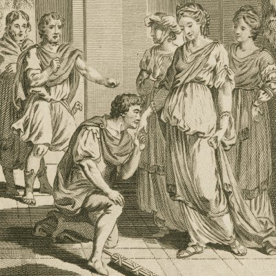 Antoine et Cléopâtre (Shakespeare's plays, Londres, Bell, t.6, 1774) - Edwards