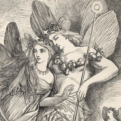 Songe d'une nuit d'été, IV, 1, Titania s'éveille (The Plays of William Shakespeare, éd. Cowden Clarke) - Selous