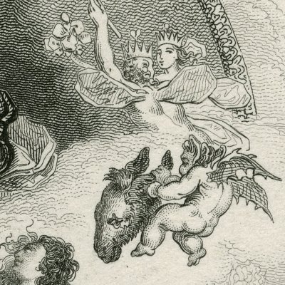 Shakespeare au milieu de ses personnages - Blanchard d'après Harvey