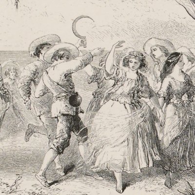 Danse d'Iris et de Cérès (Shakespeare, The Tempest, 1860) - Alfred Slader ?