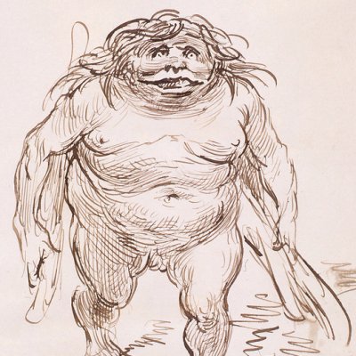 Caliban (Etude pour "La Tempête" de Shakespeare) - Gustave Doré