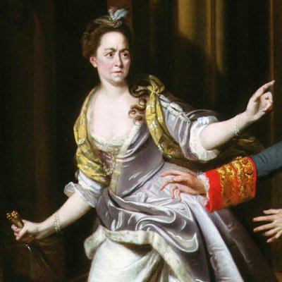 Garrick et Mrs Pritchard dans les rôles de Macbeth et Lady Macbeth après l'assassinat de Duncan - Zoffany